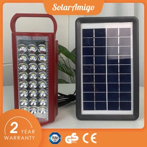 Solar powered emergency lights